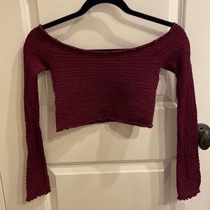 Free People Cropped Long Sleeve